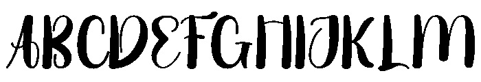 Background Autograph Font UPPERCASE