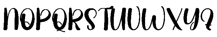 Background Autograph Font UPPERCASE