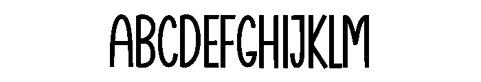 Backhome1 Font UPPERCASE
