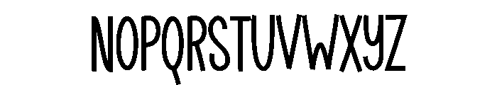 Backhome1 Font UPPERCASE
