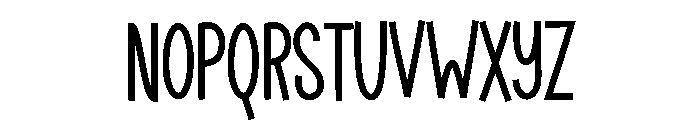 Backhome1 Font LOWERCASE