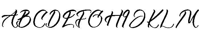 Backing Font UPPERCASE