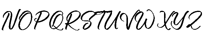 Backing Font UPPERCASE