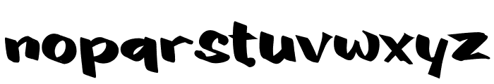 Backpack Font LOWERCASE