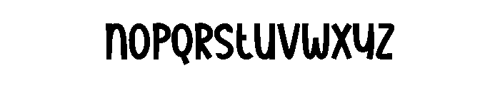 Backround Font LOWERCASE