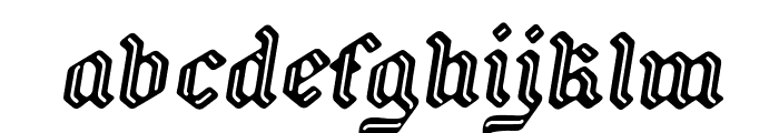 Backyard PERSONAL Italic Font LOWERCASE