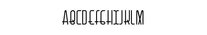 BaconRequest Thin Font UPPERCASE