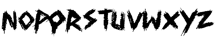 Bad Charm Font UPPERCASE