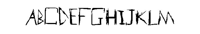 BadHandwriter Font UPPERCASE