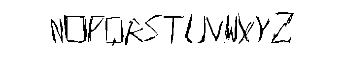 BadHandwriter Font LOWERCASE