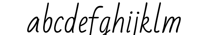 BadScript-Regular Font LOWERCASE