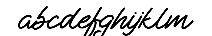 Badbad Script Font LOWERCASE