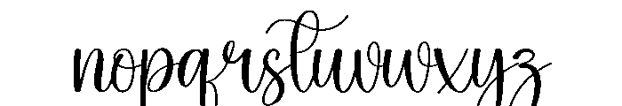 Badboy Font LOWERCASE