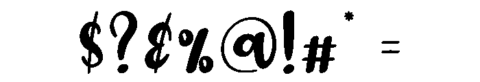 Baddream Font OTHER CHARS