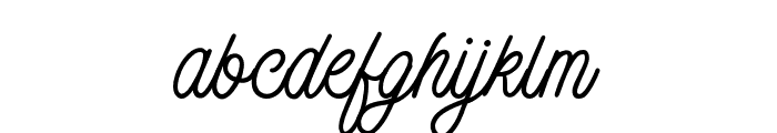 BadgearScriptDEMO Font LOWERCASE