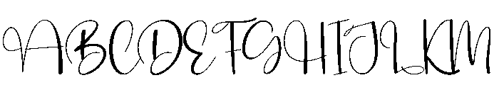 Badminton Font UPPERCASE