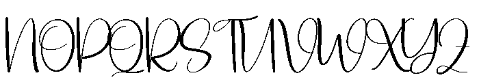 Badminton Font UPPERCASE