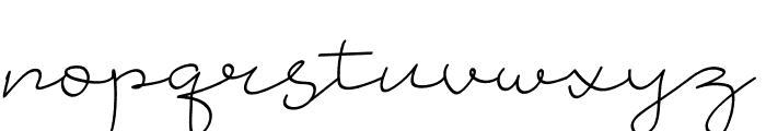 Badrudin Script Font LOWERCASE