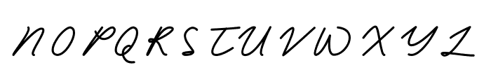 Bafaco_signature Font UPPERCASE