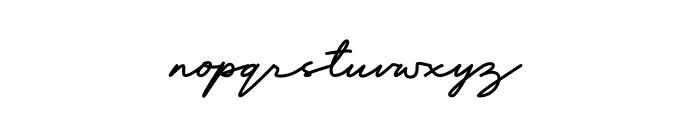 Bafaco_signature Font LOWERCASE