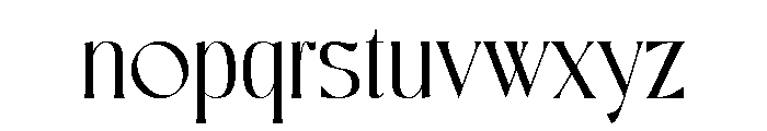 Bafegis Font LOWERCASE