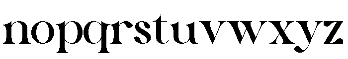 Bagevo Font LOWERCASE
