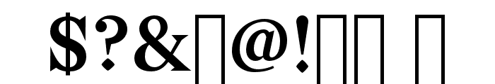 Bagnard Sans Regular Regular Font OTHER CHARS