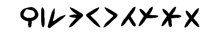 Bagwis_baybayin_font Regular Font OTHER CHARS
