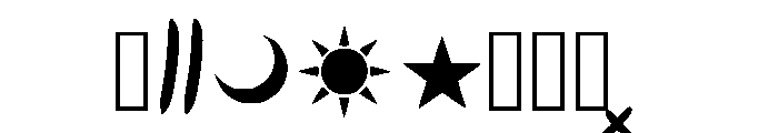 Bagwis_baybayin_font Regular Font OTHER CHARS