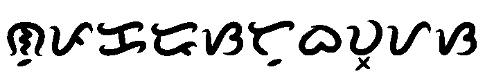 Bagwis_baybayin_font Regular Font LOWERCASE
