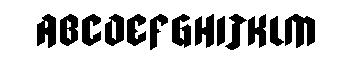 Bahemoth DEMO Regular Font UPPERCASE