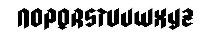 Bahemoth DEMO Regular Font LOWERCASE