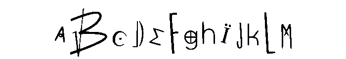 Bailando En Una Pata Regular Font UPPERCASE