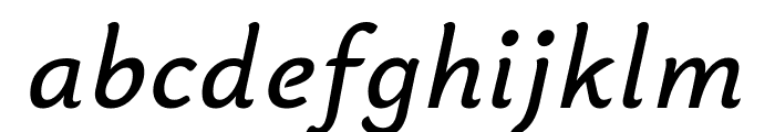 Bainsley Italic Font LOWERCASE