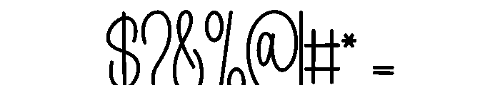 Bakery Factory Font OTHER CHARS