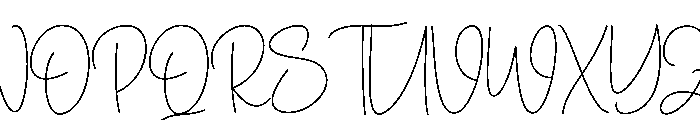 Bakery2 Font UPPERCASE