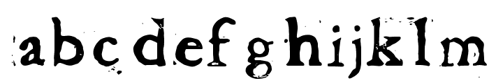 Baketvalley Old Face Font LOWERCASE