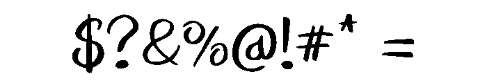 Bakula Regular Font OTHER CHARS