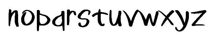Bakula Regular Font LOWERCASE