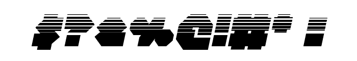 Bal-Astaral Halftone Italic Font OTHER CHARS