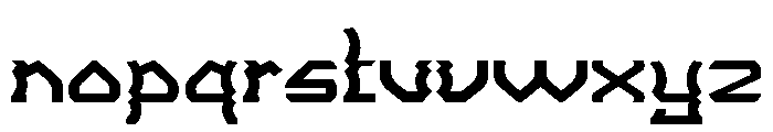 Balangkarta Font Font LOWERCASE
