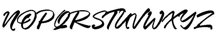 Baleday Font UPPERCASE