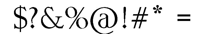 Balistika Font OTHER CHARS