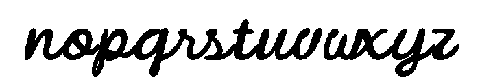 Balistika Font LOWERCASE