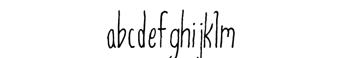 BalladofaThinMan-Regular Font LOWERCASE