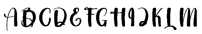 Ballerina2 Font UPPERCASE