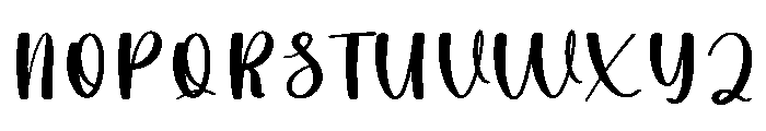 Ballerina2 Font UPPERCASE