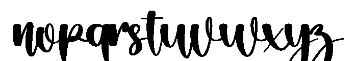 Ballerina2 Font LOWERCASE