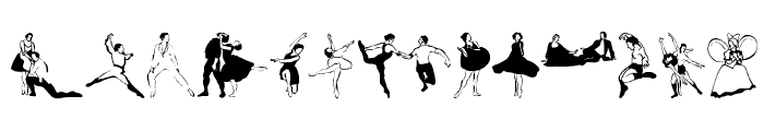 BalletSketches Font UPPERCASE