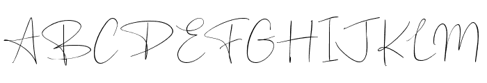 Ballmer Signature Font UPPERCASE